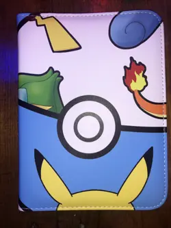 Pokemon Card Holder Binder With Card Sleeves Included Gift Bracelets #25 - Image 1