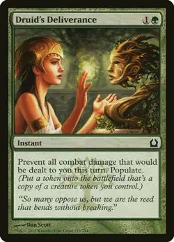 MTG Return to Ravnica Druid's Deliverance Near Mint English Magic Card 🧙🏽55 - Image 1