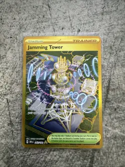 Jamming Tower Destined Rivals Hyper Rare Card #243/182 Near Mint Condition - Image 1