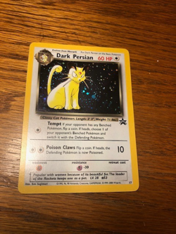 Dark Persian 17 Holo Black Star Promo WOTC Pokemon Card - Image 1