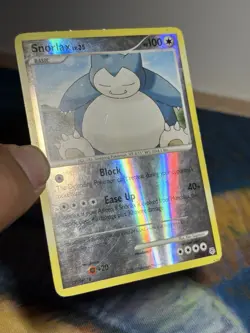 Snorlax 37/130 Rare Diamond and Pearl Reverse Holo Pokemon Card MP - Image 4