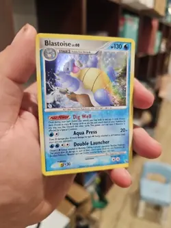 Blastoise 2/127 Holo Rare Platinum Base Set Card Pokemon TCG LP-EXC - Image 1