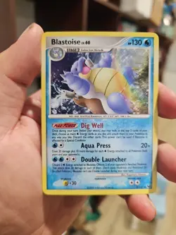 Blastoise 2/127 Holo Rare Platinum Base Set Card Pokemon TCG LP-EXC - Image 2