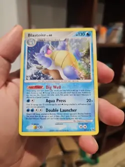 Blastoise 2/127 Holo Rare Platinum Base Set Card Pokemon TCG LP-EXC - Image 3