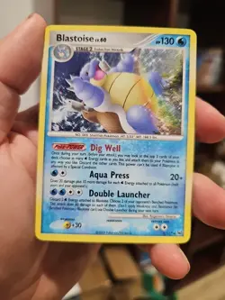 Blastoise 2/127 Holo Rare Platinum Base Set Card Pokemon TCG LP-EXC - Image 4