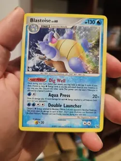 Blastoise 2/127 Holo Rare Platinum Base Set Card Pokemon TCG LP-EXC - Image 5