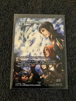 Magic The Gathering MTG - Vana’diel Adventurers (Borderless) Showcase - FIN - Image 1