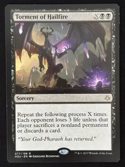1x MTG Torment of Hailfire - Hour of Devastation (HOU) #77 - Magic the Gathering - Image 1