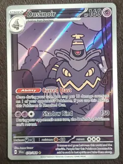 Pokemon Dusknoir 070/064 SV: Shrouded Fable NM Holo PACK FRESH CLEAN TCG CARD - Image 1