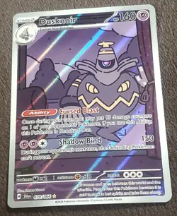 Pokemon Dusknoir 070/064 SV: Shrouded Fable NM Holo PACK FRESH CLEAN TCG CARD - Image 2