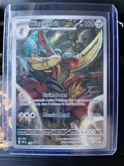 Pokemon Card TCG - Kingambit SVP 130 Shrouded Fable Black Star Promo Near Mint - Image 1