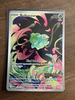 Bulbasaur 133/132 Pokemon Mega Evolution Stamped Promo - Image 1