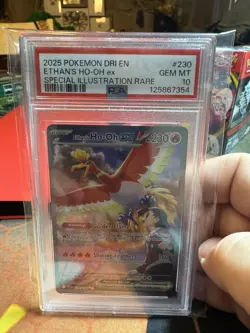 2025 Pokemon TCG Destined Rivals Ethan’s Ho-oh Ex SIR Gem Mint 10 PSA - Image 1