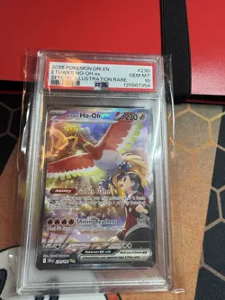 2025 Pokemon TCG Destined Rivals Ethan’s Ho-oh Ex SIR Gem Mint 10 PSA - Image 2