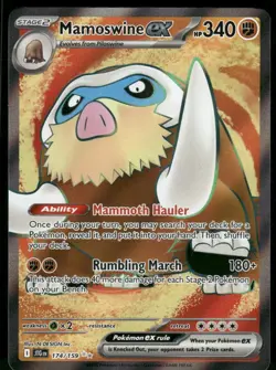 Mamoswine ex - 174/159 Ultra Rare Holo NM Pokemon SV09: Journey Together - Image 1