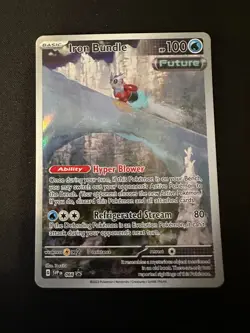 Pokemon TCG Iron Bundle SVP 066 Paradox Rift Promo Card NM Condition - Image 1
