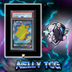 2021 Pokemon Surfing Pikachu VMAX - Celebrations - 009/025 - PSA 10 GEM MINT - Image 1