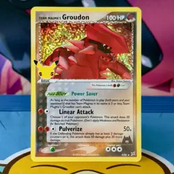 Team Magma's Groudon - 9/95 - Holo Rare - Celebrations - English - Pokemon - Image 1