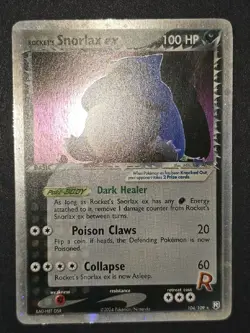 2004 POKEMON EX TEAM ROCKET RETURNS 104 ROCKET'S SNORLAX EX-HOLO - Image 2