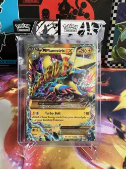 Pokemon XY Phantom Forces Mega M Manectric EX 120/119 Secret Rare 2014 Near Mint - Image 1