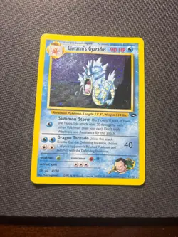 Pokemon Giovanni’s Gyarados Holo - Gym Challenge 5/132 - Vintage WOTC 2000 - Image 1