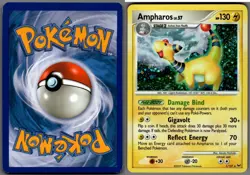 2009 Pokemon, Platinum, #1/127 Ampharos Lv. 57, Holo Rare (b) - Image 1