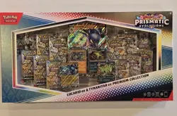 3 x Pokemon Prismatic Evolutions Lucario EX and Tyranitar EX Premium Collection - Image 2