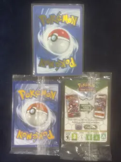 Pokemon 151 UPC Promo Set, Box Fresh: Metal Mew 205, Sealed Mew 053 & Mewtwo 052 - Image 2