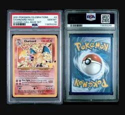 Pokemon 2021 Celebrations Charizard Holo Classic Collection Base Set #4/102 - Image 3