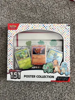 Pokemon TCG Scarlet Violet 151 Poster Collection Box Sealed! Brand NewUSA SELLER 820650853166 - Image 1