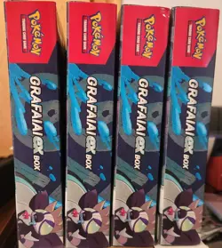 (LOT OF 4) Pokemon TCG Grafaiai EX Box NEW/ FACTORY SEALED - Image 1