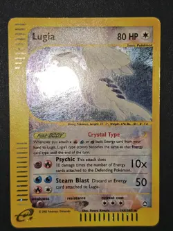 2003 POKEMON AQUAPOLIS 149 LUGIA-HOLO NO PSA 8 9 10 GOLD STAR - Image 2