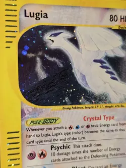 2003 POKEMON AQUAPOLIS 149 LUGIA-HOLO NO PSA 8 9 10 GOLD STAR - Image 3
