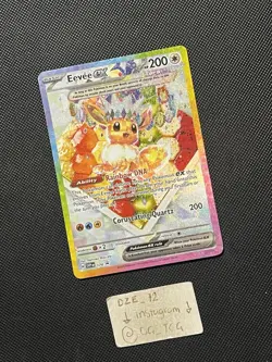 Pokemon Prismatic Evolutions - Eevee - SVP 174 - Alt Art Rare SPC PROMO - M/NM - Image 3