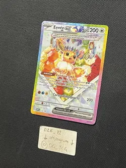 Pokemon Prismatic Evolutions - Eevee - SVP 174 - Alt Art Rare SPC PROMO - M/NM - Image 4