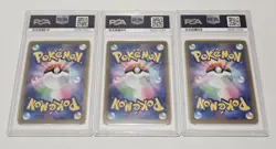 PSA 10 SET Radiant Venusaur Charizard Blastoise Pokemon Go Japanese CONSECUTIVE - Image 2