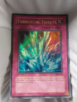 Yugioh! TCG Torrential Tribute LON-025 1st Ed NM - Image 1