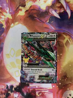 M Rayquaza EX 76/108 Celebrations 25th Classic Mega Pokemon Card - Near Mint - Image 1