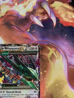 M Rayquaza EX 76/108 Celebrations 25th Classic Mega Pokemon Card - Near Mint - Image 3