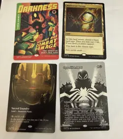 (MTG) LOT Magic the Gathering, 4 card lot random (see pics) Spider man - Image 1