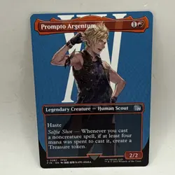 Prompto Argentum (Borderless) - MtG Final Fantasy Regular - U 0387 FFXV Card - Image 1