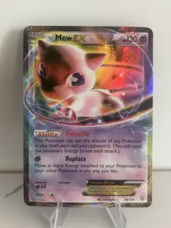 Pokemon 2012 TCG Mew EX Ultra Rare Holo Card 46/124 Dragons Exalted - Near Mint - Image 1
