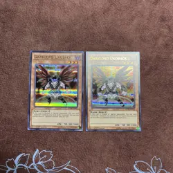 YuGiOh Card Darklord Ukoback DUSA-EN022 Ultra Rare 1st Edition x 2 - Image 1