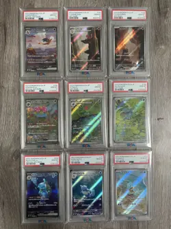 PSA 10 Charizard Venusaur Blastoise SAR AR Complete Set Of 9 Pokemon Card 151 JP - Image 1