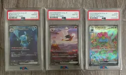 PSA 10 Charizard Venusaur Blastoise SAR AR Complete Set Of 9 Pokemon Card 151 JP - Image 2