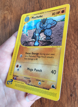 Pokemon TCG Machoke Skyridge e-card series 38/144 uncommon 2003 NM - Image 3