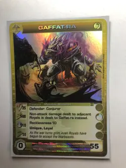 CHAOTIC PROMO RARE GAFFAT-RA (GAFFATRA) MAX ENERGY, WISDOM CARD - Image 1