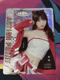Action Point Moe Iori Card AP UAPR/2025-AP09 Union Arena Promo Japan - Image 1