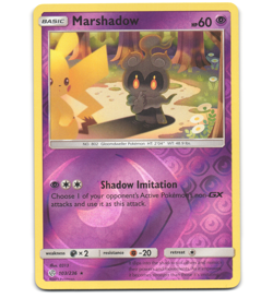Pokemon 2019 Near Mint NM Marshadow 103/236 Cosmic Eclipse REVERSE Card - Image 1