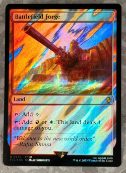 Battlefield Forge Surge Foil 375 L MTG Final Fantasy FIC NM X1 - Image 1